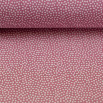 Baumwolle Dotty Altrosa/Weiß by Swafing